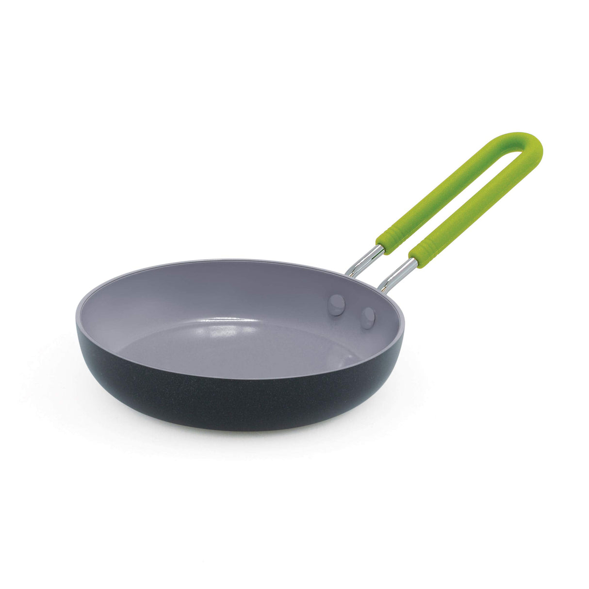 GreenPan Aluminum Mini Fry Pan 5 in. Black