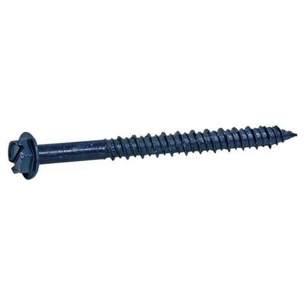Grip-Rite 1/4 in. wire X 2-3/4 in. L Slotted Hex Washer Head Concrete Screws 100 pk