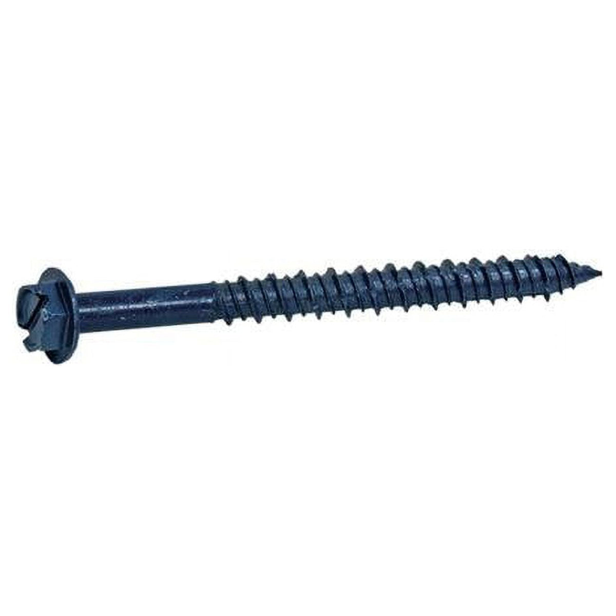 Grip-Rite 1/4 in. wire X 2-1/4 in. L Slotted Hex Washer Head Concrete Screws 1 lb 100 pk