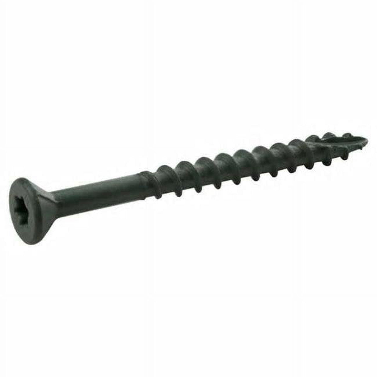 Grip-Rite PrimeGuard Plus No. 8 wire X 1-1/4 in. L Green Star Bugle Head Deck Screws 1 lb 123 pk