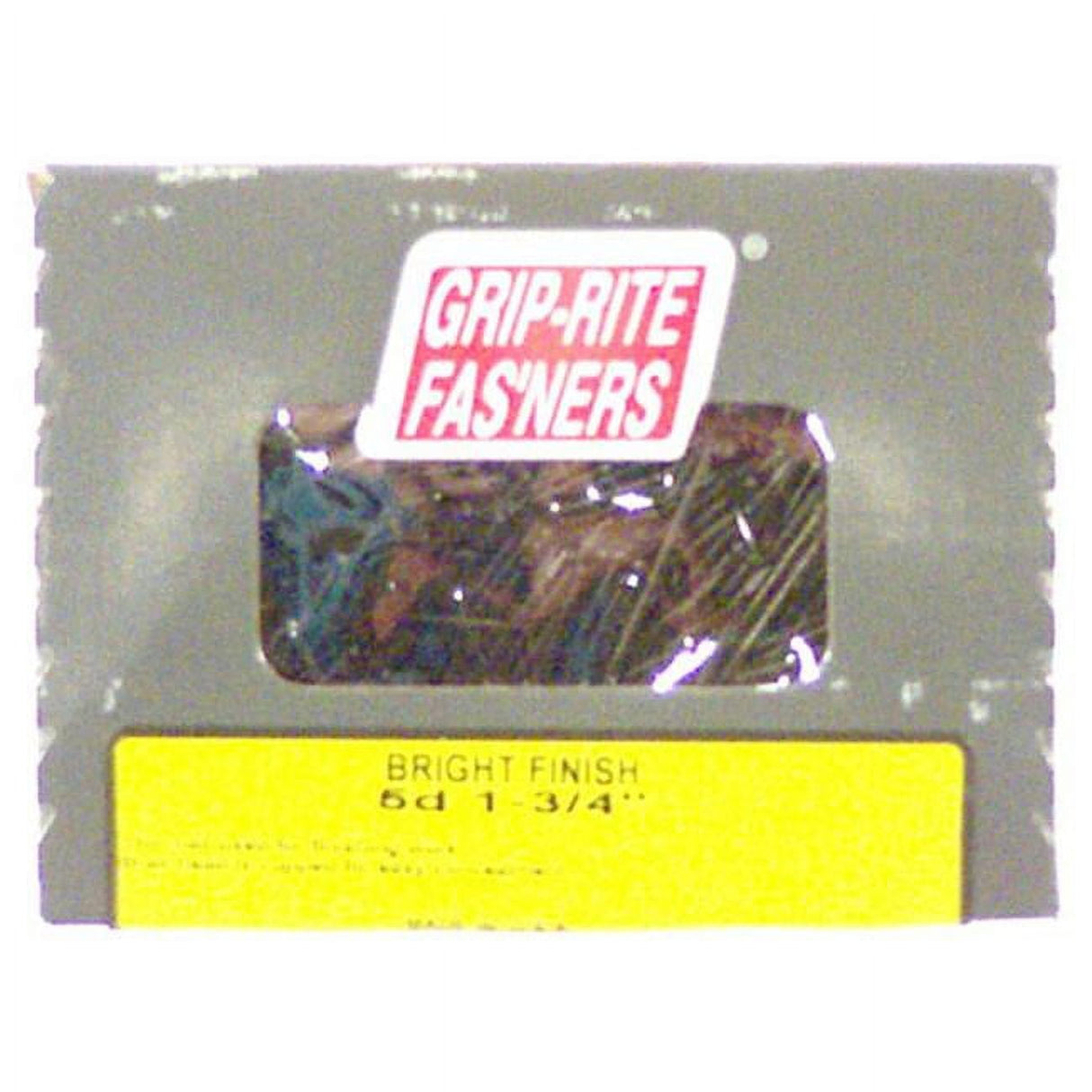 Grip-Rite 8D 2-1/2 in. Finishing Bright Steel Nail Countersunk Cupped Head 1 lb