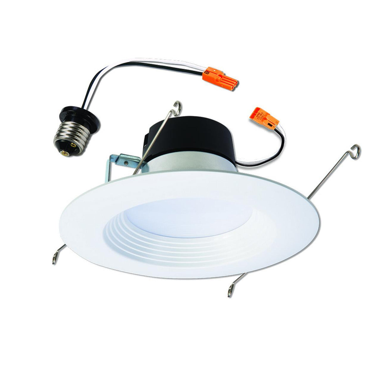 Halo Matte White 6 in. W Plastic LED Retrofit Recessed Lighting 10 W