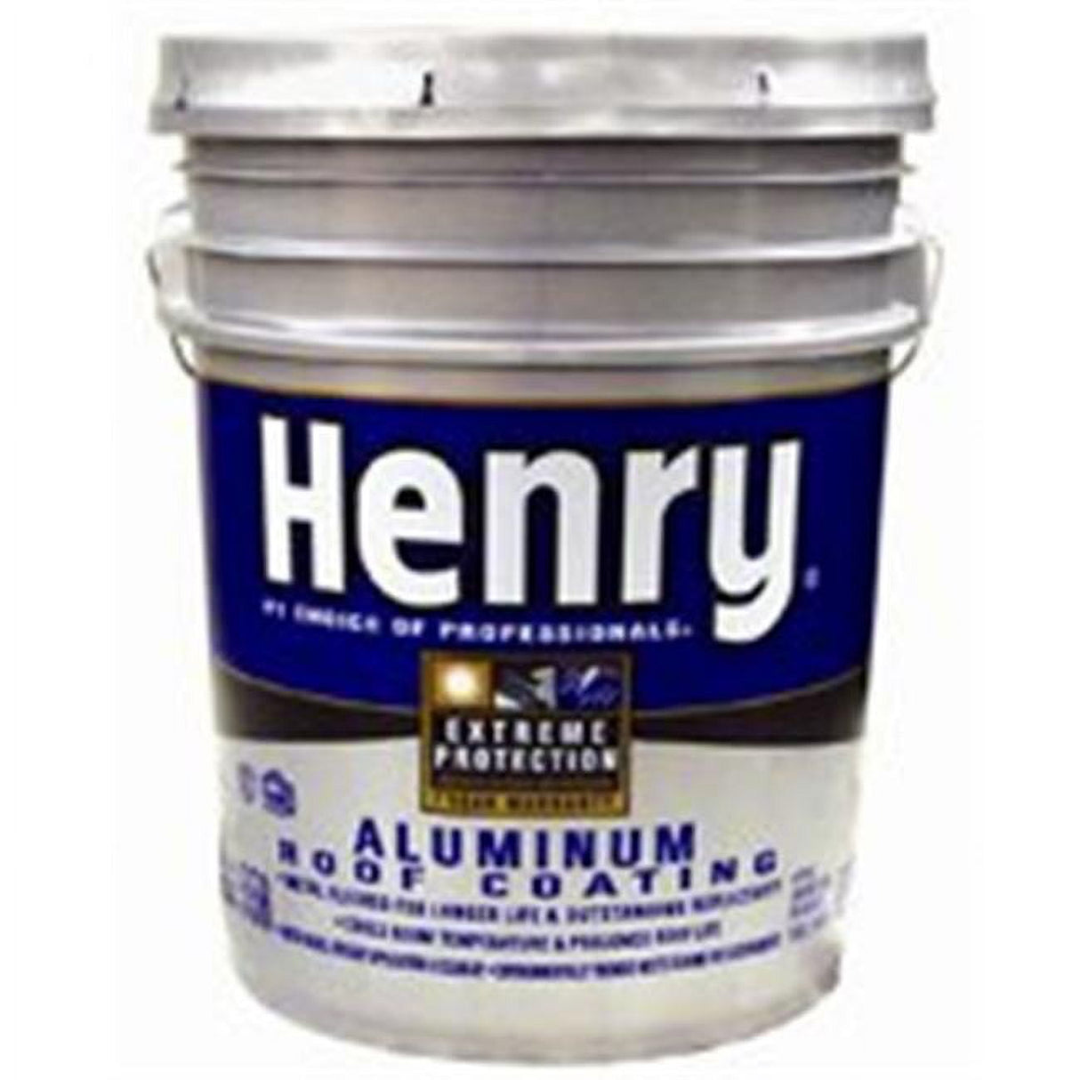 Henry Aqua-Brite Smooth Bright White Fibered Aluminum Waterbased Aluminum Roof Coating 4.75 gal