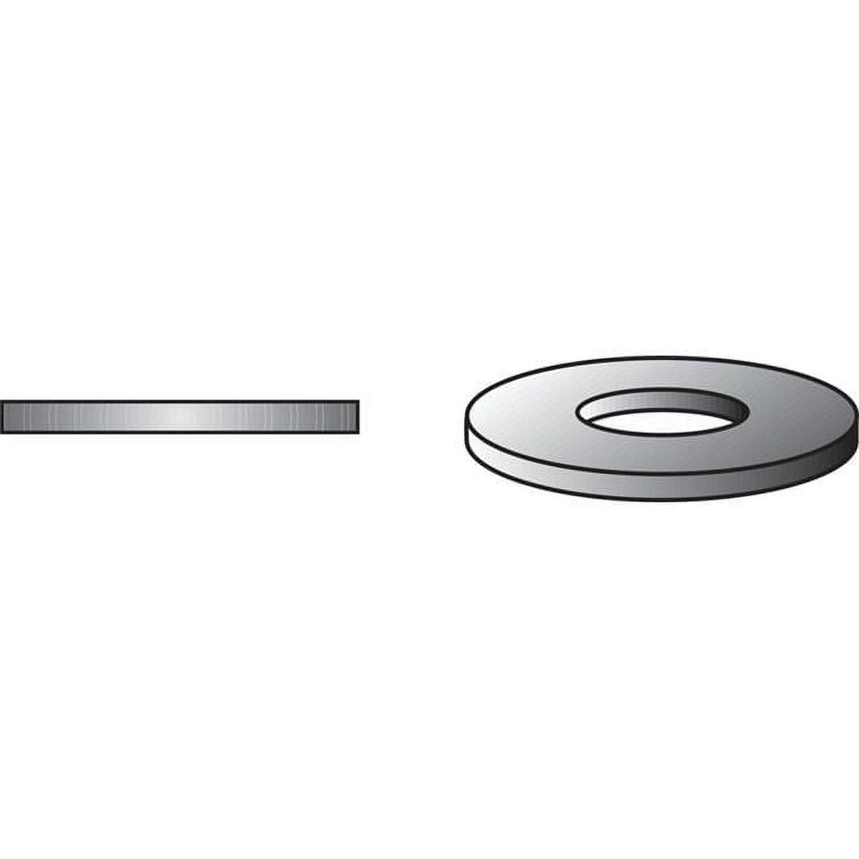 Hillman Zinc-Plated Steel 3/8 in. USS Flat Washer 100 pk