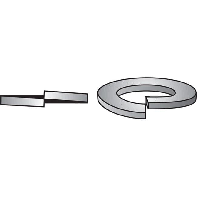 Hillman 1/4 in. D Yellow Dichromate Steel Split Lock Washer 100 pk