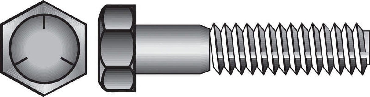 Hillman 5/8 in. D X 1-1/2 in. L Heat Treated Zinc Steel Hex Head Cap Screw 25 pk