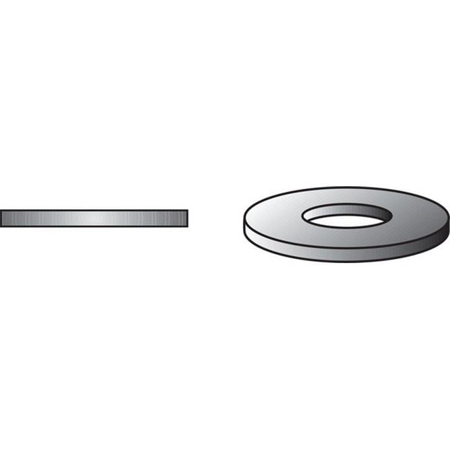 Hillman Yellow Dichromate Steel 5/8 in. SAE Flat Washer 25 pk