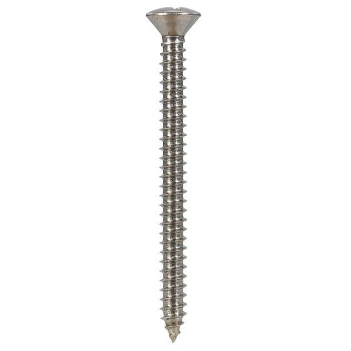 Hillman No. 12 X 2-1/2 in. L Phillips Oval Head Sheet Metal Screws 50 pk