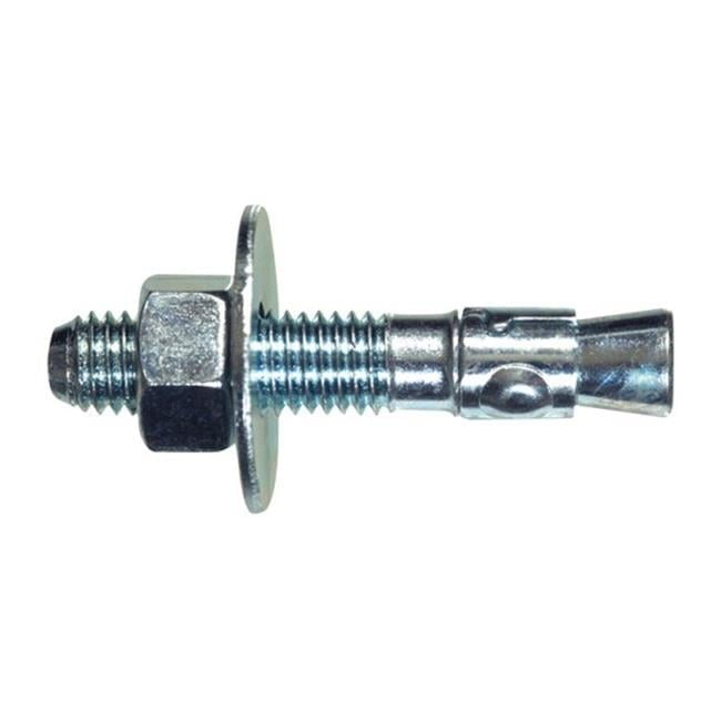 Hillman 5/8 in. D X 3-1/2 in. L Steel Round Head Wedge Anchor 10 pk