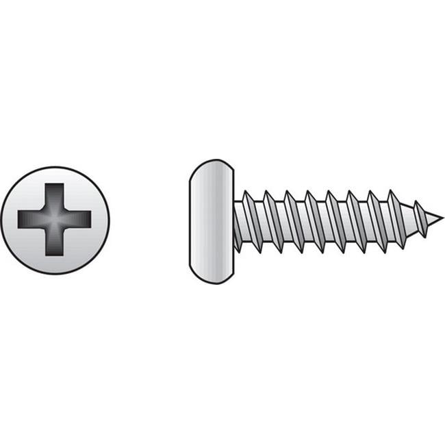 Hillman No. 10 X 1-3/4 in. L Phillips Pan Head Sheet Metal Screws 100 pk