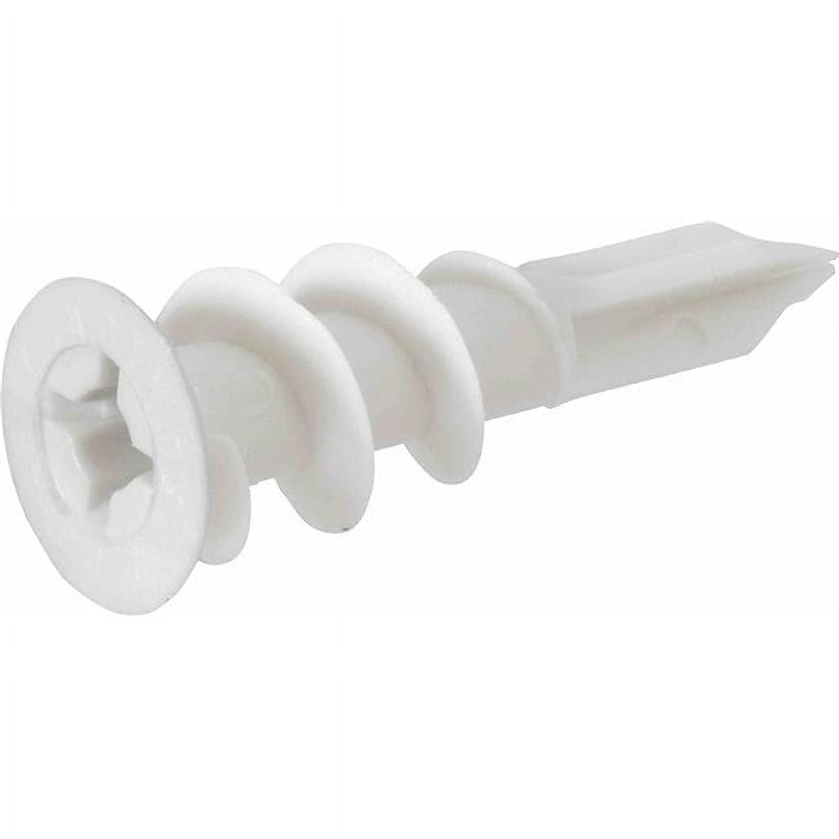 HILLMAN 1/2 in. D X 1.5 in. L Nylon Ribbed Head Drywall Anchors 100 pk