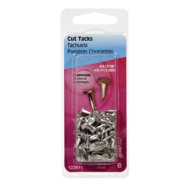 Hillman No. 6 X 1/2 in. L Silver Aluminum Cut Tacks 0.5 pk