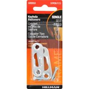 Hillman AnchorWire Steel-Plated Keyhole Picture Hanger 20 lb 2 pk