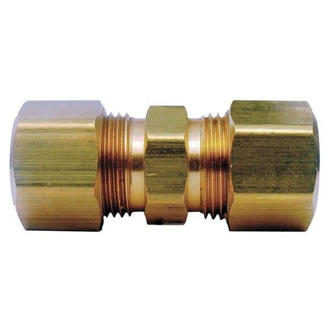 7/8 in. Compression X 7/8 in. D Compression Yellow Brass Union