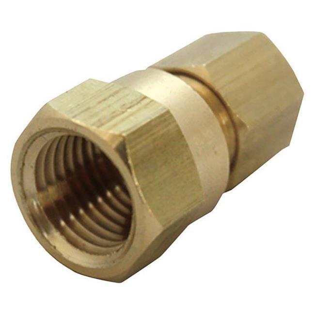 5/8 in. Compression X 3/4 in. D FPT Brass Coupling