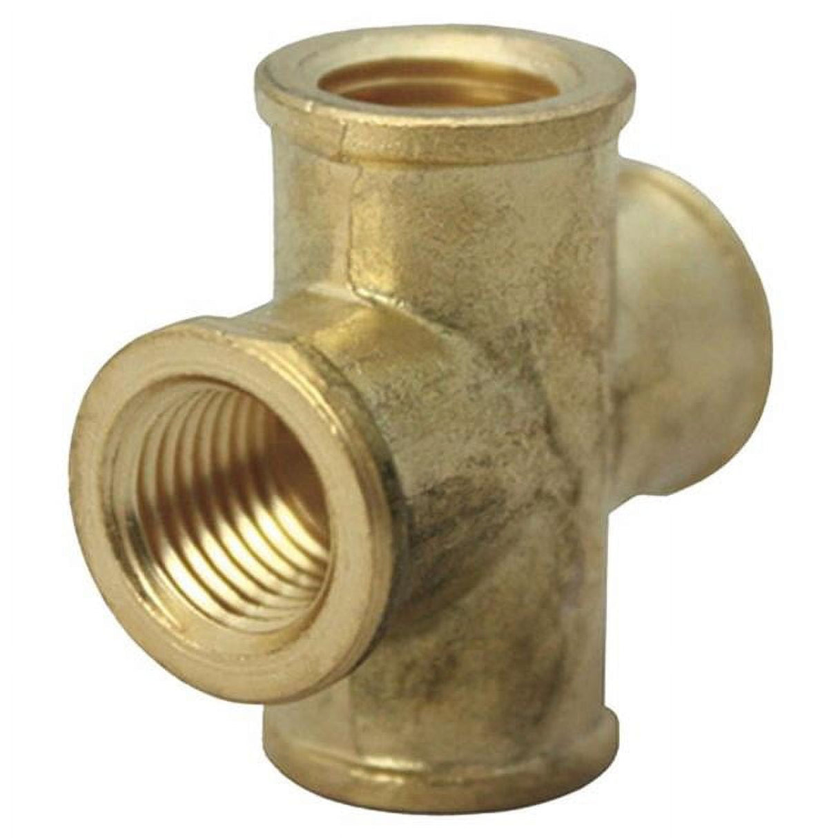 1/4 in. FPT X 1/4 in. D FPT Brass Cross