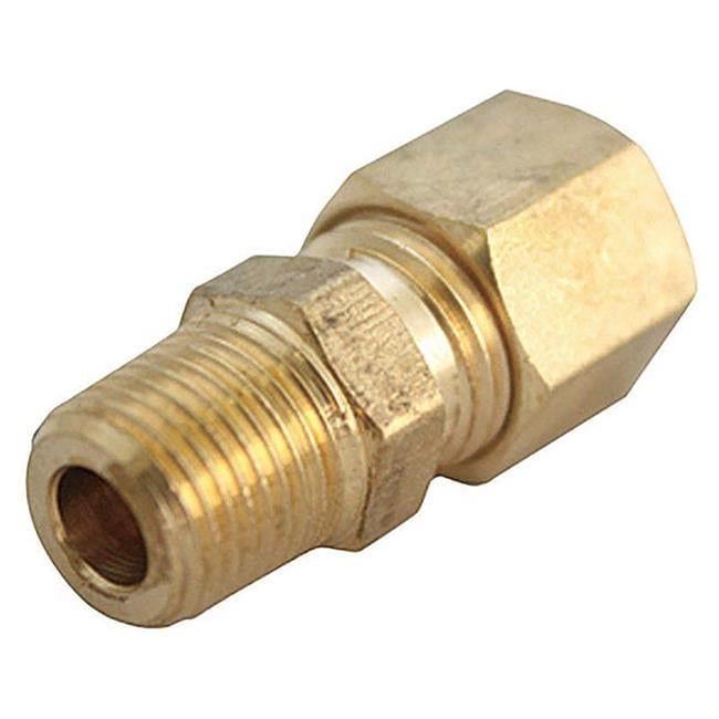 3/16 in. Compression in. X 1/8 in. D MPT in. Brass Connector