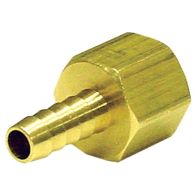 Brass 3/8 in. D X 1/2 in. D Adapter 1 pk