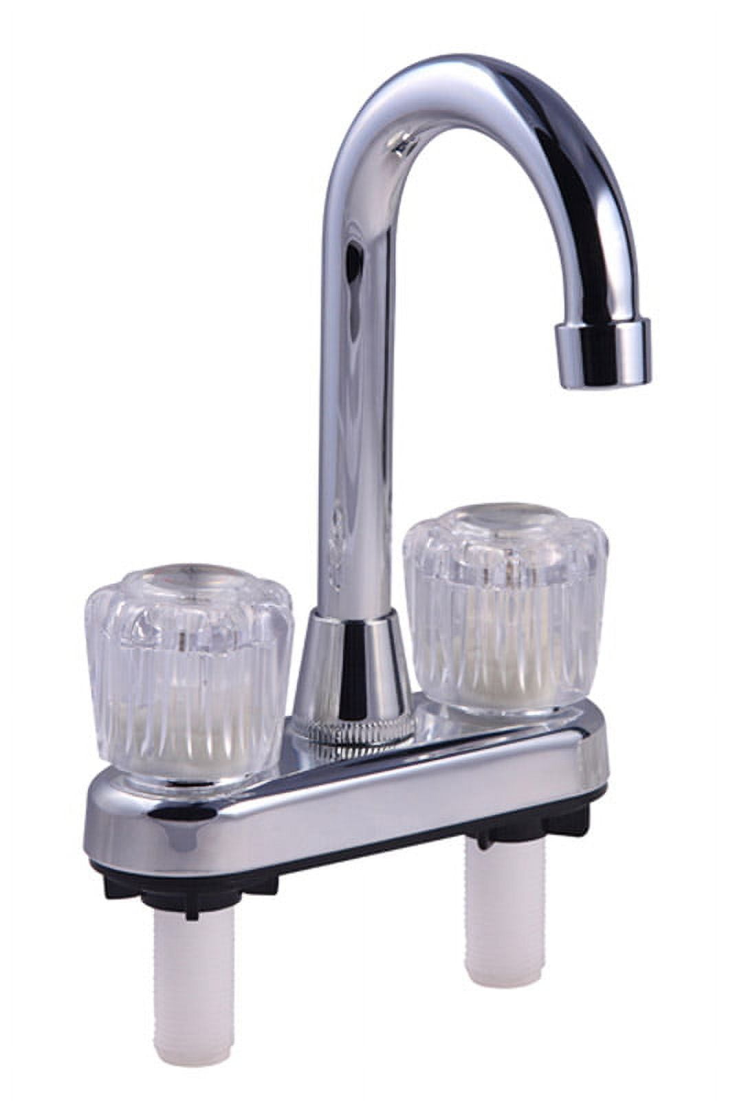 Home Plus Two Handle Chrome Bar Faucet