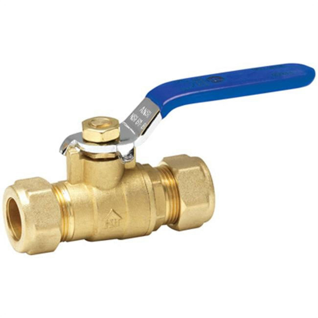 Homewerks 1 in. Brass Compression Ball Valve Standard Port
