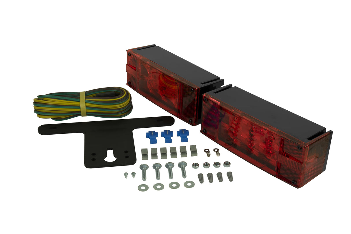 Hopkins Amber/Red Rectangular Trailer Light Kit
