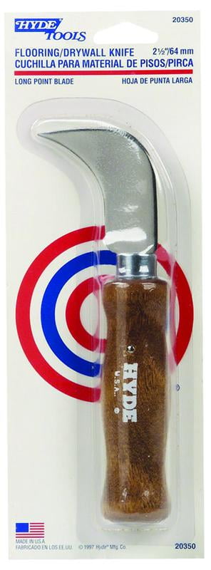 Hyde 1.5 in. H X 2.5 in. W High Carbon Steel Flooring Knife 1 pk