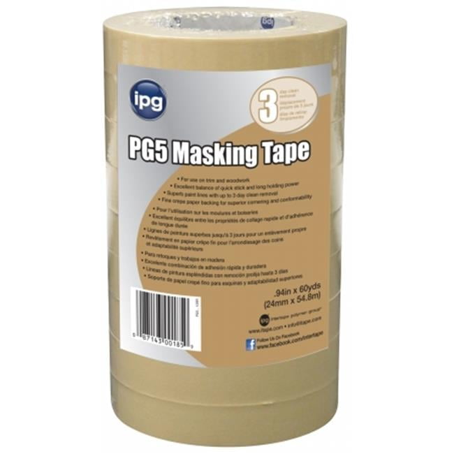 IPG Intertape 0.94 in. W X 60 yd L Natural Masking Tape