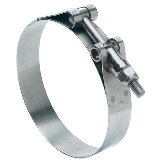 Ideal Tridon 3-1/4 in. 3-9/16 in. 325 Silver Hose Clamp Stainless Steel Band T-Bolt