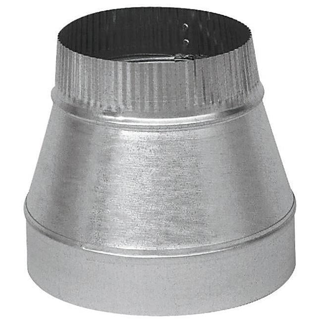 Imperial 9 in. D X 8 in. D Galvanized Steel Furnace Pipe Reducer