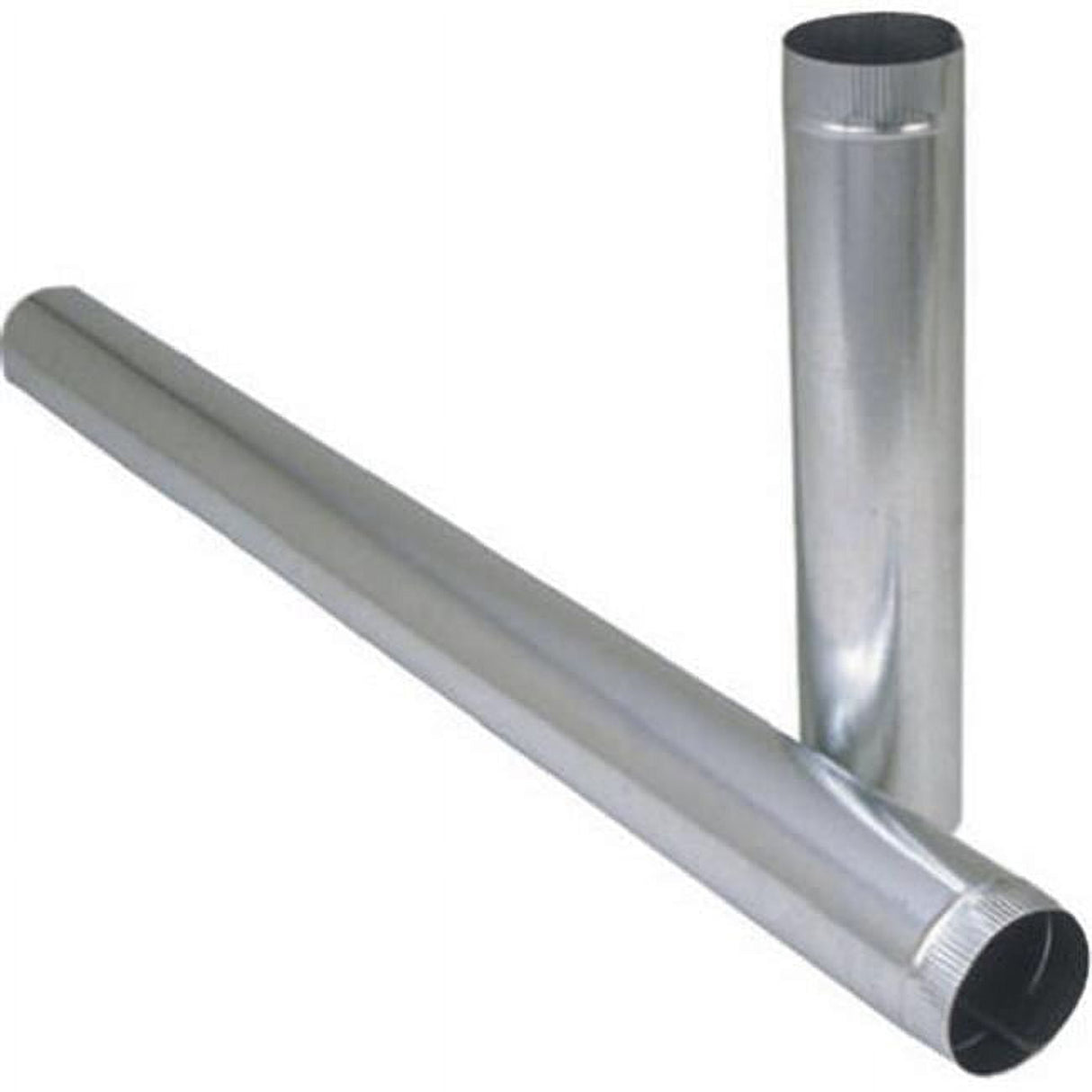 Imperial 4 in. D X 24 in. L Galvanized Steel Furnace Pipe