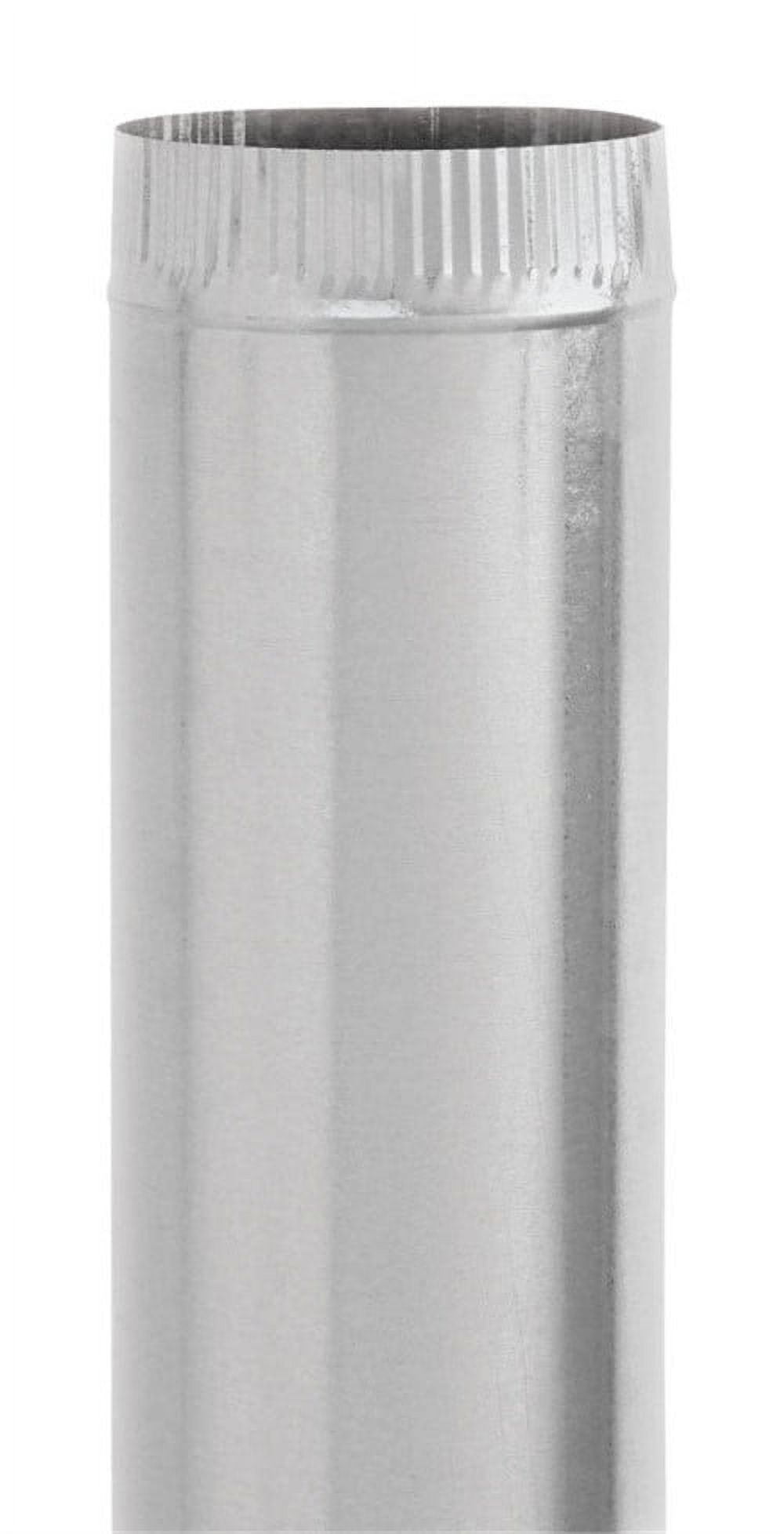 Imperial 4 in. D X 24 in. L Galvanized Steel Furnace Pipe