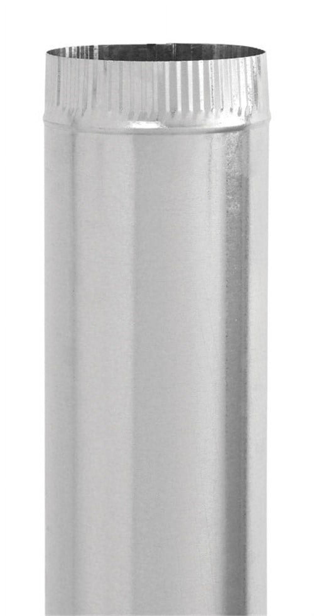 Imperial 5 in. D X 24 in. L Galvanized Steel Furnace Pipe