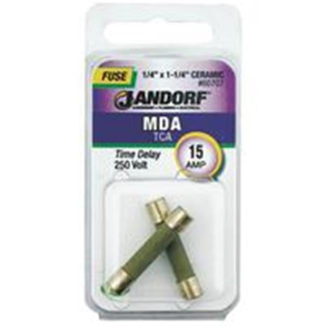 Jandorf MDA 15 amps Time Delay Fuse 2 pk