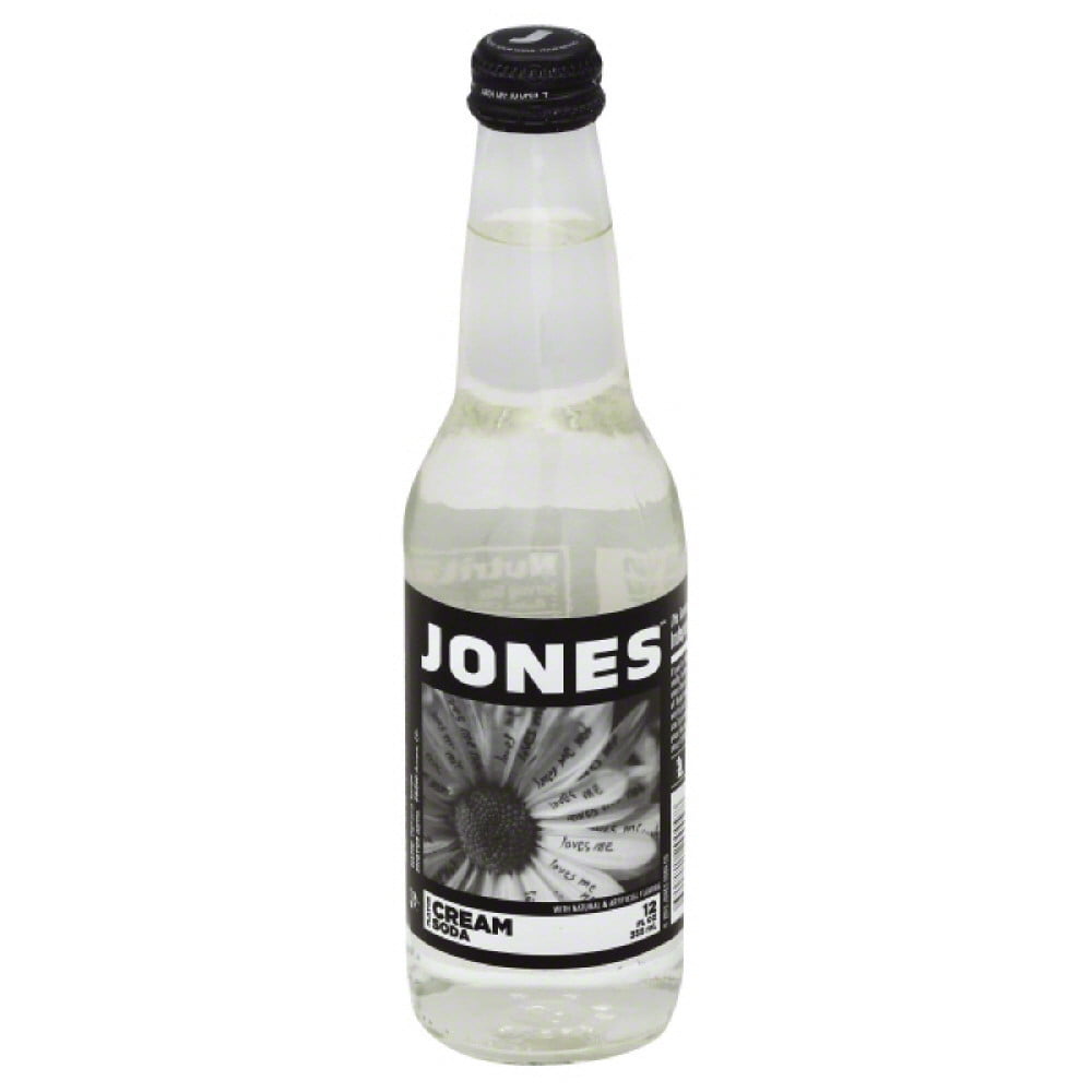 Jones Soda Cream Cane Sugar Soda 12 oz 1 pk