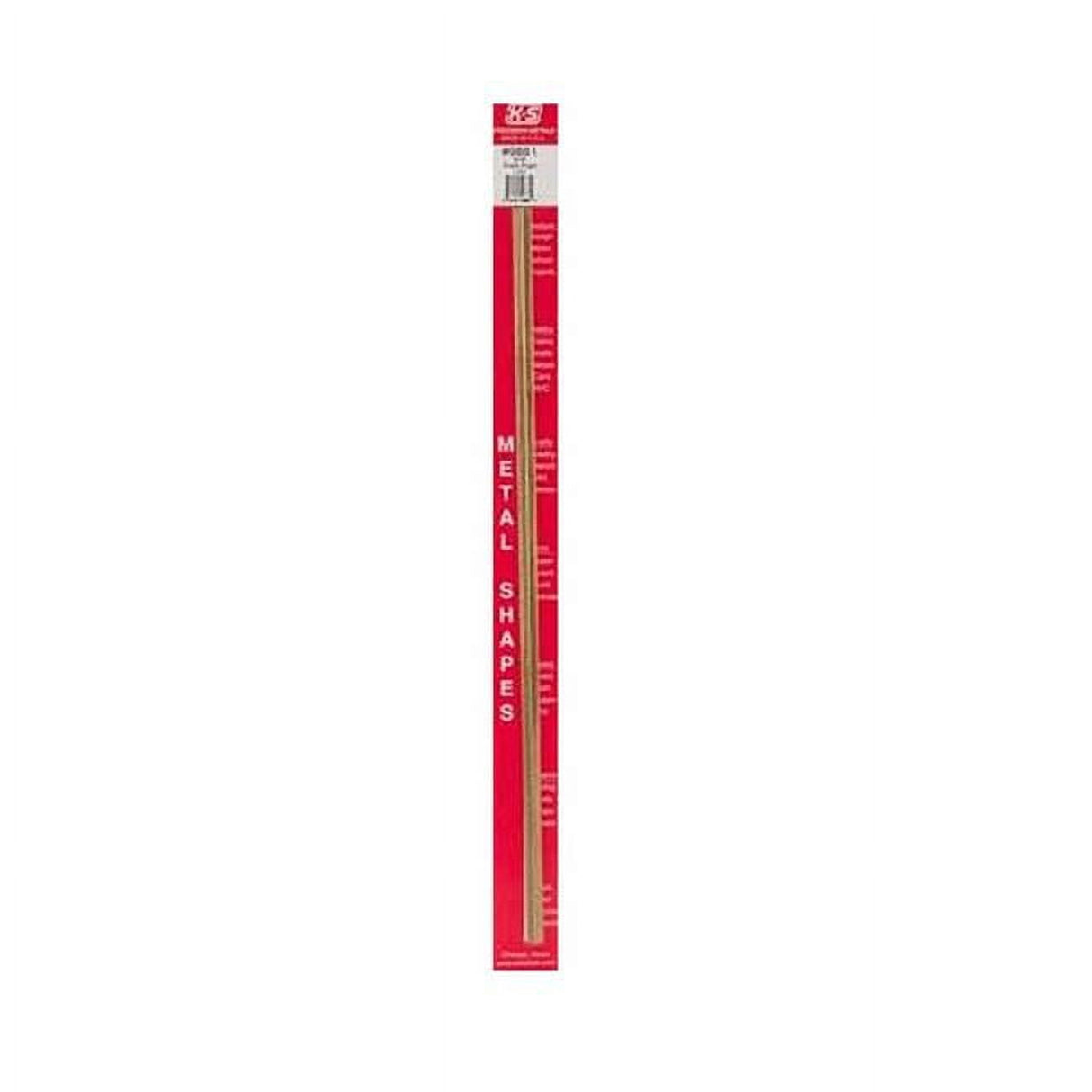 K&S 0.014 in. X 3/16 in. W X 12 in. L Brass Angle