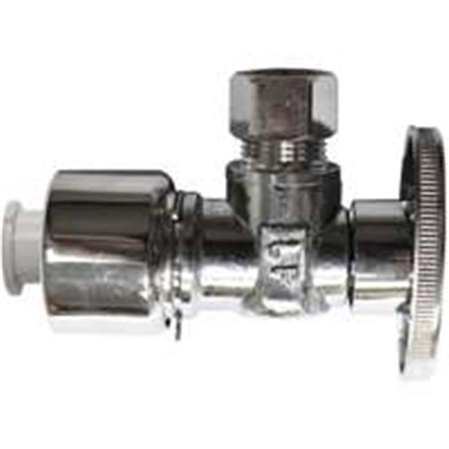 Plumb Pak 5/8 in. Compression X 3/8 in. Compression Brass Angle Valve