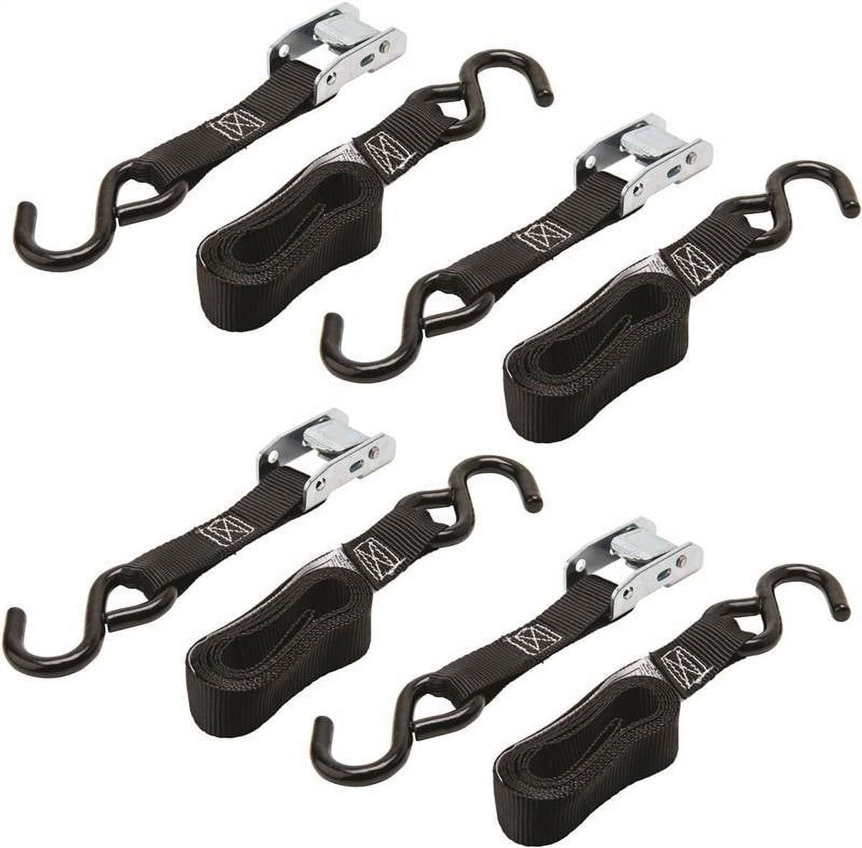 Keeper 1 in. W X 6 ft. L Orange Tie Down Strap 300 lb 4 pk