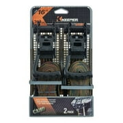 Keeper Ergo-Torque 1.25 in. W X 16 ft. L Camo Tie Down w/Ratchet 700 lb 2 pk