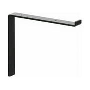 Knape & Vogt Black Steel Shelf Bracket 12 in. L 75 lb