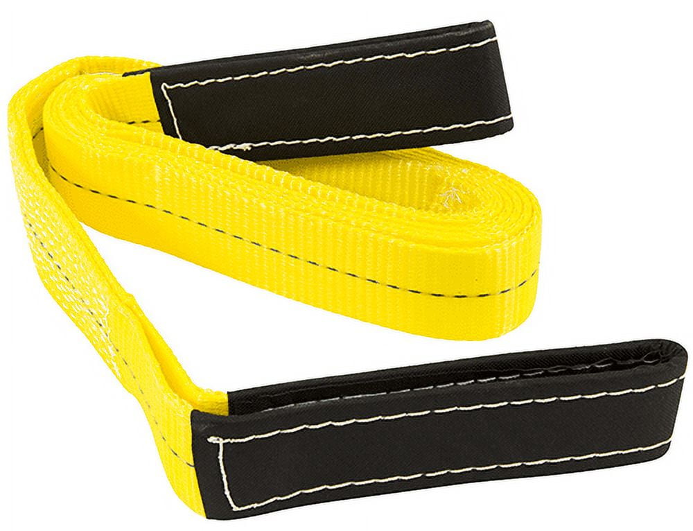 Keeper 1 in. W X 10 ft. L Black/Yellow Lifting Sling 3200 lb 1 pk