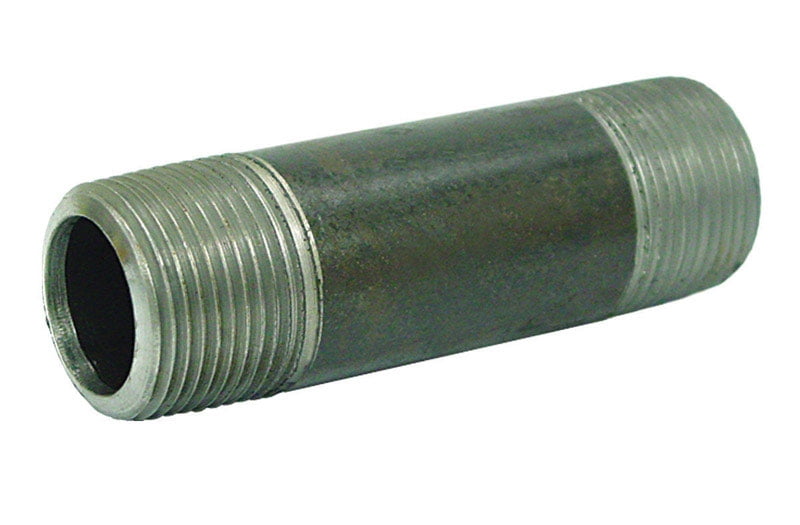 STZ Industries 1-1/4 in. MIP each X 1-1/4 in. D MIP Galvanized Steel 12 in. L Nipple