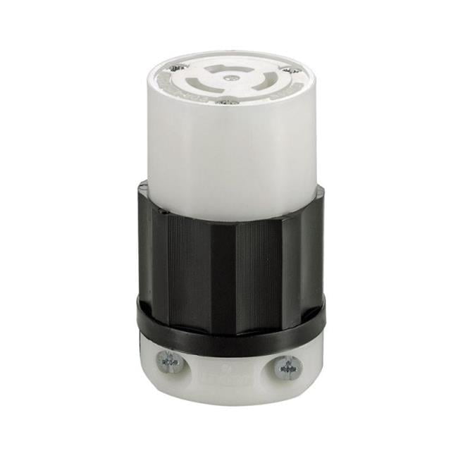 Leviton Industrial Nylon Non-Grounding Locking Connector Non-NEMA 14-10 AWG 3 Pole 3 Wire