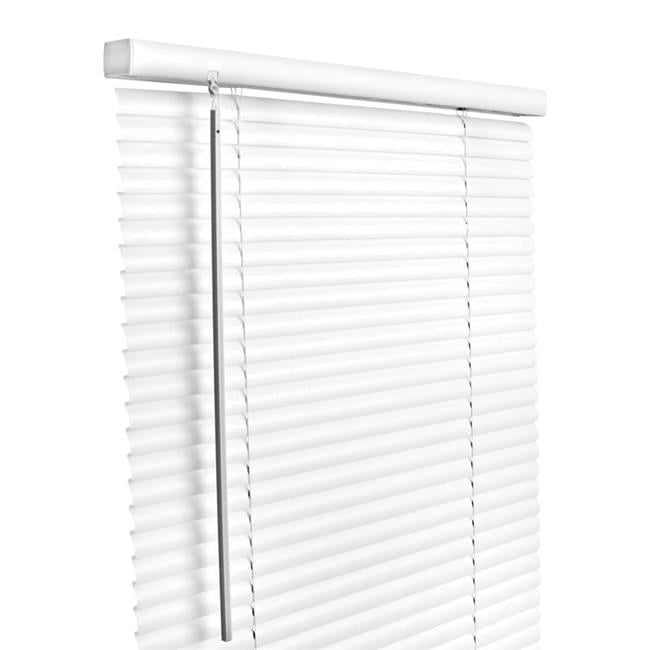Living Accents Vinyl 1 in. Blinds 48 in. W X 64 in. H White Cordless