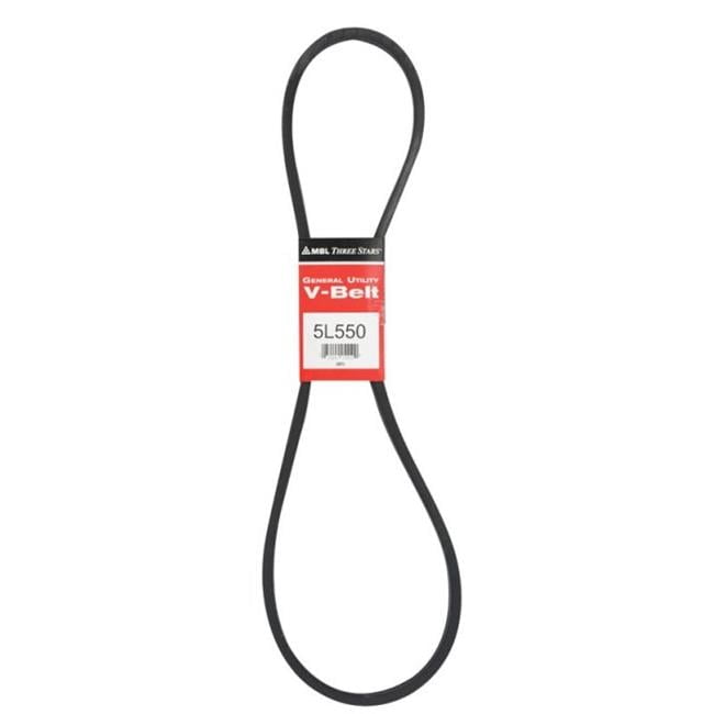 Mitsuboshi FHP 5L550 Standard General Utility V-Belt 0.63 in. W X 55 in. L For Fractional Horsepower