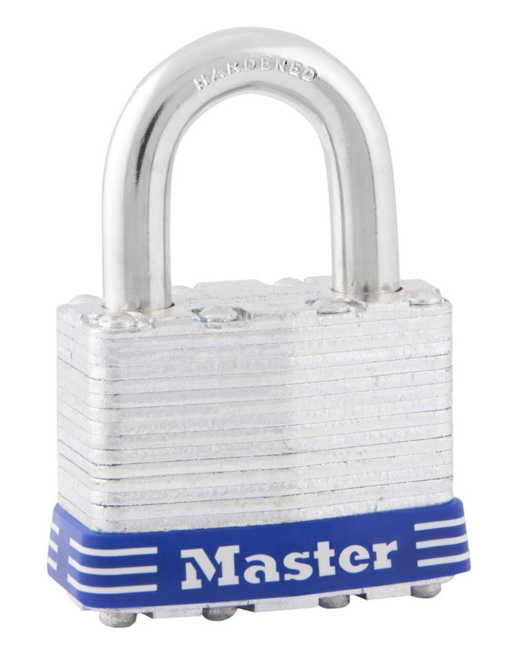 Master Lock 1-5/16 in. H X 1 in. W X 1-3/4 in. L Laminated Steel Ball Bearing Locking Padlock