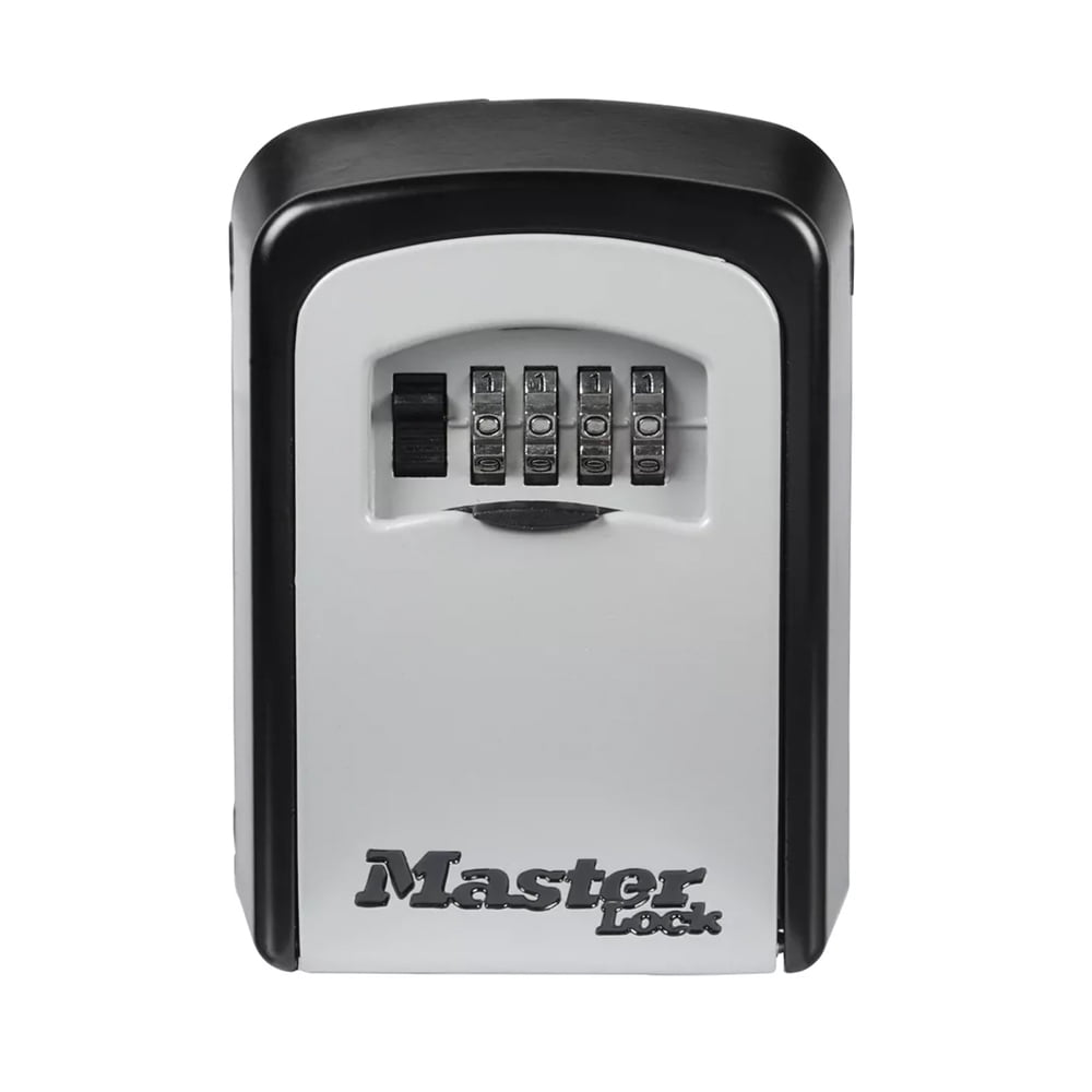 Master Lock .004 cu ft Combination Lock Gray Locked Key Storage