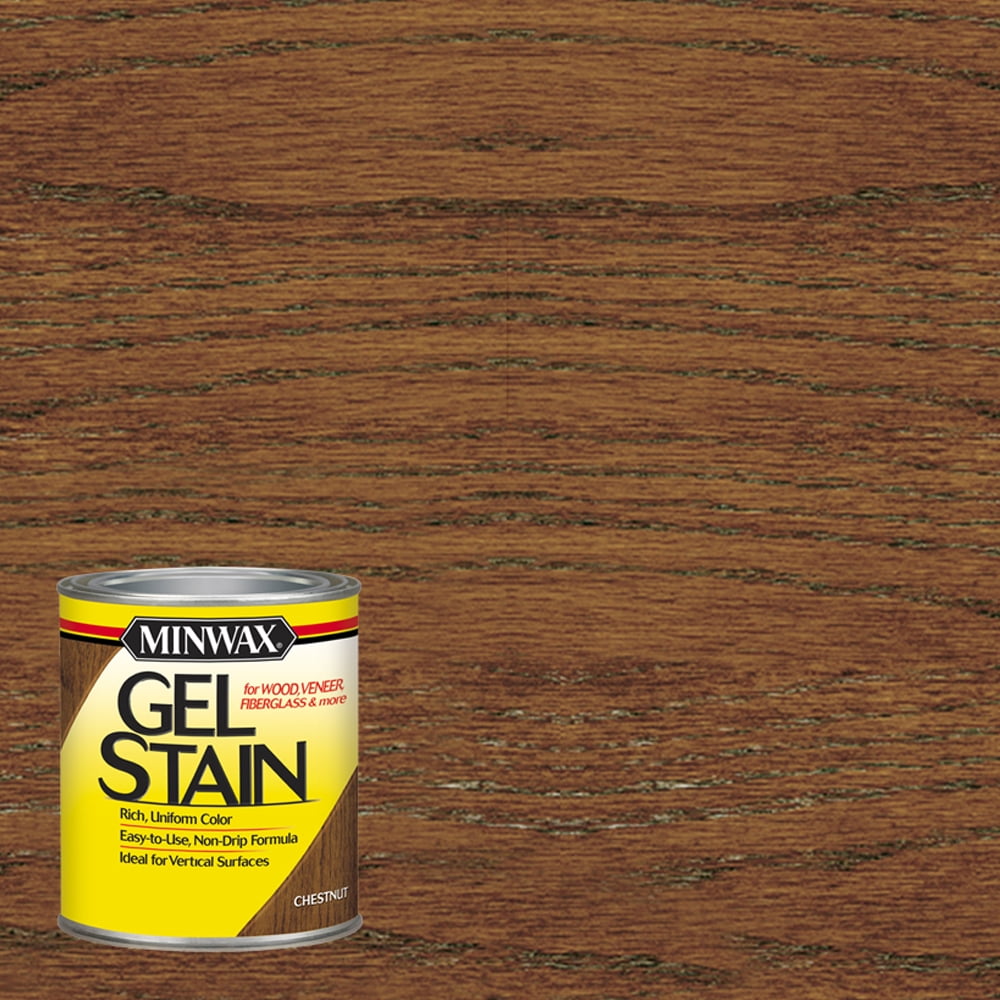 Minwax Semi-Transparent Chestnut Oil-Based Gel Stain 1 qt