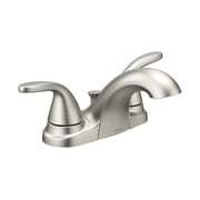 Moen Adler Brushed Nickel Bathroom Faucet 4 in.