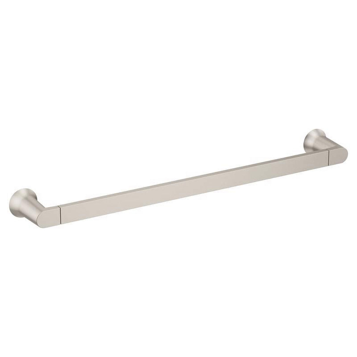 Moen Genta Brushed Nickel Silver Towel Bar 18 in. L Zinc