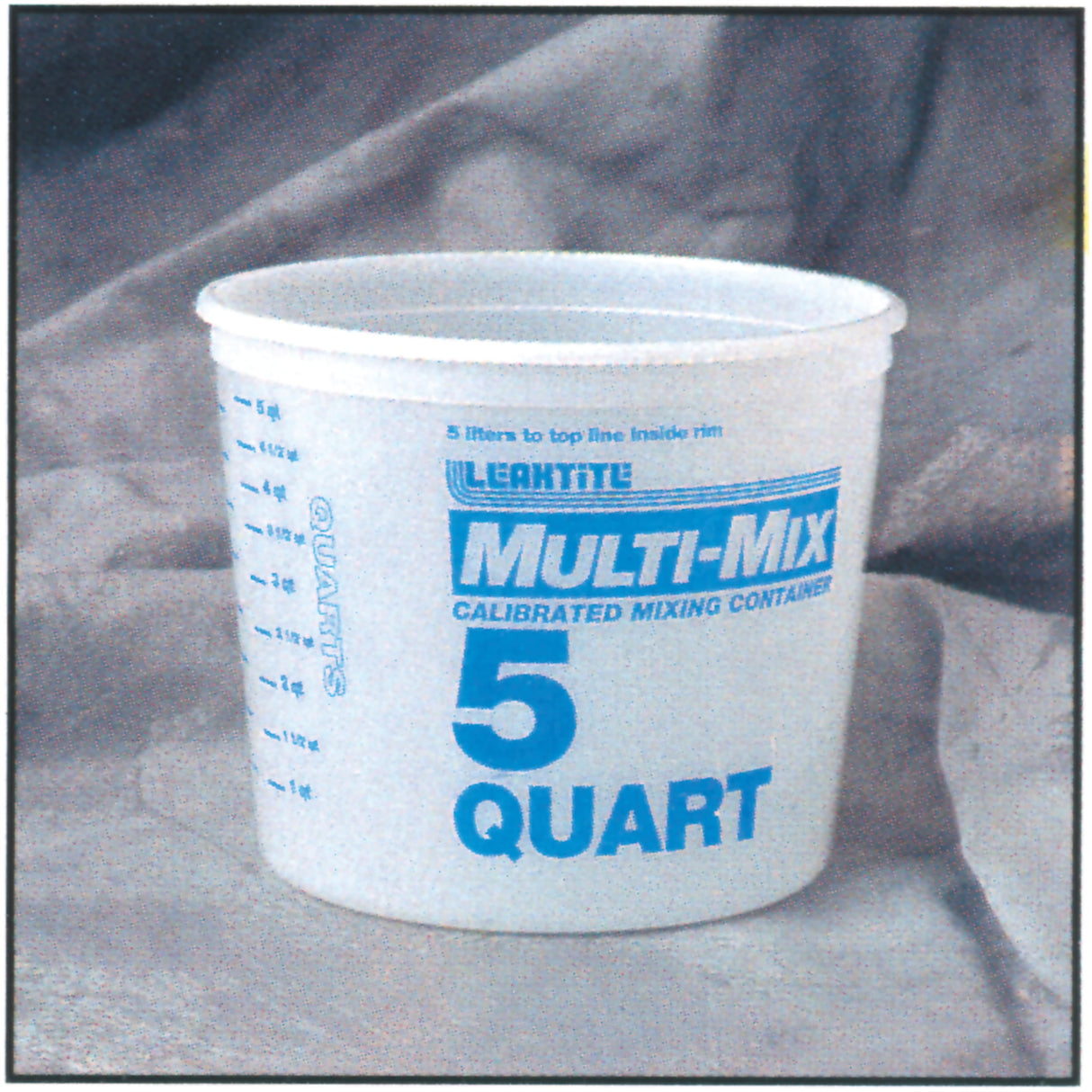 Leaktite Clear 5 qt Multi-Mix Container